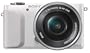 Sony NEX-3NLW Systemkamera (16,1 Megapixel, 7,5 cm (3 Zoll) LCD-Display, Full-HD, HDMI, USB 2.0) inkl. SEL-P 16-50mm Objektiv wei�
