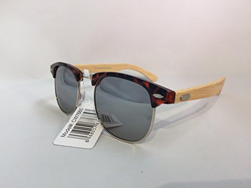 Natural Wood Arm Clubmaster Revo Lens Sunglasses CW7685 Wholesale lot of 12