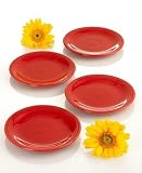 Fiesta Appetizer Plates, Set of 4