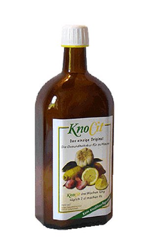 Bio Knoblauchkur mit KnoCit Naturprodukt aus frischem Knoblauch und Zitrone. Jetzt in Bio! Preisvergleich