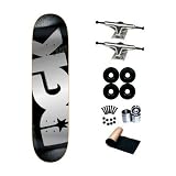 DGK Silver Foil Stamped 7.75 Skateboard Complete Deck