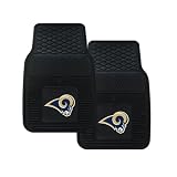 A Set of 2 NFL Universal Fit Front All-Weather Floor Mats - St. Louis Rams by Fan Mats