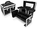 Black Aluminum Makeup Train Studio Case Style No. TS-39
