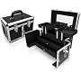 Black Aluminum Makeup Train Studio Case Style No. TS-39