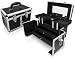 Beauty : Black Aluminum Makeup Train Studio Case Style No. TS-39