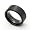 9MM Comfort Fit Tungsten Carbide Wedding Band Black Flat Ring (8 to 12) Size 8 Cobalt Free