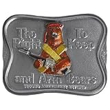 The Right to Keep & Arm Bears Belt Buckle by Bergamot