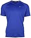 Nike Men's Miler Dri Fit UV Reflective Running T Shirt Photo Blue