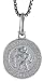 Sterling Silver St. Christopher Medal 1/2