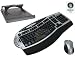 Microsoft Ergonomic Wireless Laser Desktop 4000 With Rotating Adjustable Laptop Stand - Use Your Notebook as a Desktop Computer - Notebook / Laptop Kit