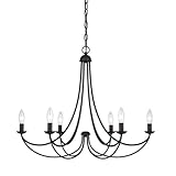 Quoizel MRN5006IB Mirren 6 Light 23-Feet H. Chain Hung Chandelier