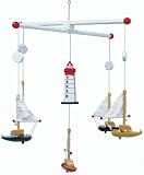 Mobile sailboat and lighthouse 7205