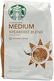 Starbucks Breakfast Blend Coffee, Ground, 12-Ounce Bags (Pack of 3) (Package may vary)