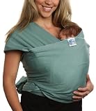 Moby Wrap Original 100% Cotton Solid Baby Carrier, Moss