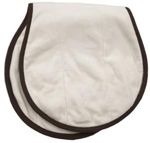 Babe Ease WeeBe Organic Burper - Brown Trim
