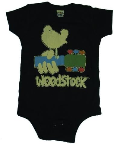 Woodstock Snapper Camper Baby Creeper Romper Onesie Size: 0-6 Months