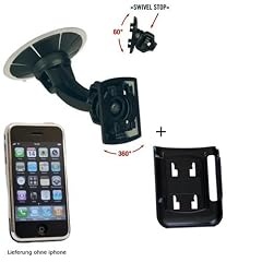 Herbert Richter Star Mount Compact Halterung vibrafrei für Apple iPhone 2G 8GB / 16GB mit extra Mikrofasertuch
