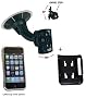 Herbert Richter Star Mount Compact Halterung vibrafrei f�r Apple iPhone 2G 8GB / 16GB mit extra Mikrofasertuch