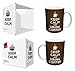 Keep Calm and Drink Coffee Brown Novelty Food Drink Office Humor Quote Ceramic Boxed Gift Coffee (Tea, Cocoa) 11 Oz. Mug
