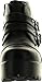 X2b Hayden-3 Women Round Toe Buckle Strap Side Zip Platform Chunky Ankle Booties