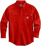 Carhartt Men's Flame Resistant Lightweight Twill Shirt