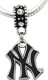 New York Yankees Charm NY Fit Most Large Hole Bead Bracelets