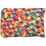 ZIPIT Colorz Jumbo Pencil Case, Small Bubbles, 9"x0.7"x5.9" / 23x2x15cm (ZTJ-CZ-Sbub)