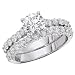 Round Shared prong Diamond Band .82cttw (Eng.sold sep)