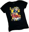 Manga Cover Checkers -- Speed Racer Crop Sleeve Fitted Juniors T-Shirt