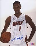 Chris Bosh Autographed/Hand Signed Miami Heat 8x10 Photo