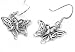 Sterling Silver Plain Earrings - Size: 18mm