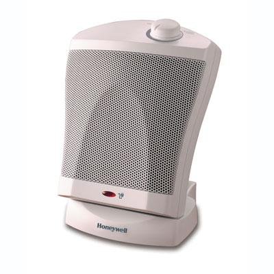 Kaz Inc Honeywell HZ-325 Space Heater Ceramic Electric White Quick Heat Adjustable Thermostat
