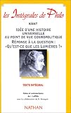 Idée d'une histoire universelle au point de vue cosmopolitique