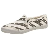 Keds Womens Champion Lug Slip On,Black/Natural Star,10 M