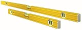 Stabila 29532 3-Vial Contractors Level Set, Includes 58-Inch and 32-Inch (29058 & 29032)