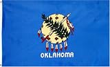 Outdoor Living : New 3x5 Oklahoma State Flag US USA American Flags