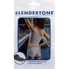 Slendertone Replacement Gel Pads for Flex Bottom and Thigh Shorts (6 Pads)