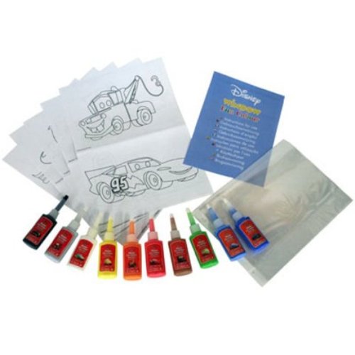 Window Color Disney Cars Groesse: 27 x 21 cm Lieferumfang: 10 Tuben à 20 ml, PVC Hüllen, Malvorlagen
