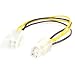 Startech 8 inch ATX12V 4-Pin M/F P4 CPU Power Extension Cable