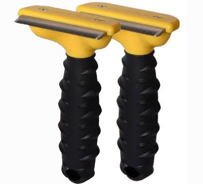 2 Pack Medium Yellow Furminator deshedding Tool (2.75 edge)