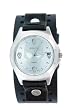 Nemesis Tattoo Band Leather Cuff Watch