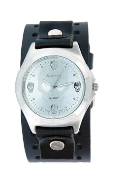 Nemesis Tattoo Band Leather Cuff Watch