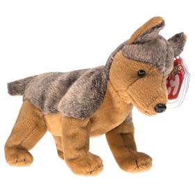 stuffed german shepherd dog