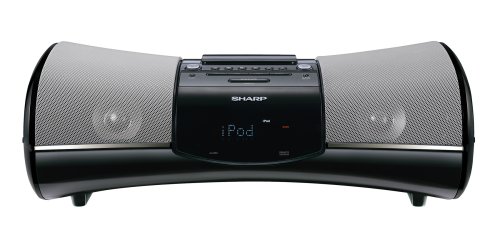 Sharp DKA1 i-Elegance Music System with Alarm Clock for iPod (Black)