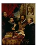 Self Portrait with His Brother Phillip Art Giclee Poster Print by Peter Paul Rubens, 18x24