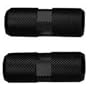 Black Ops Knurled Pro 3/8 BMX Axle Pegs, Double Sided, Black