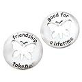 Pewter Keepsake Token - Friendship Token (good for a lifetime)