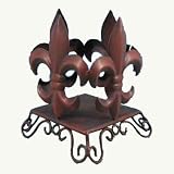 7-1/2 Fleur De Lis Candle Holder