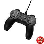 ELECOM 10ボタンUSBゲームパッド JC-U2410TBK