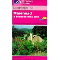 Minehead and Brendon Hills Area (Landranger Maps)